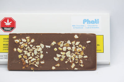 Phat420-THC Milk Chocolate w/ Hazelnut Bar-Morden Cannabis & Bong Shop Phat420 Edibles 30g Phat420-Milk Chocolate with Hazelnut Bar infused THC