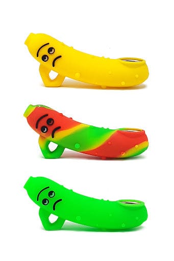 Piece Maker Silicone Pickle Hand Pipe-4”-Morden Cannabis & Bong Shop Piece Maker Accessories Silicone Pickle Hand Pipe-4”