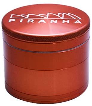 Piranha 4-Piece Grinder 2.5" Morden Cannabis and Bong Shop Manitoba Piranha Accessories Orange Piranha 4-Piece Grinder 2.5"