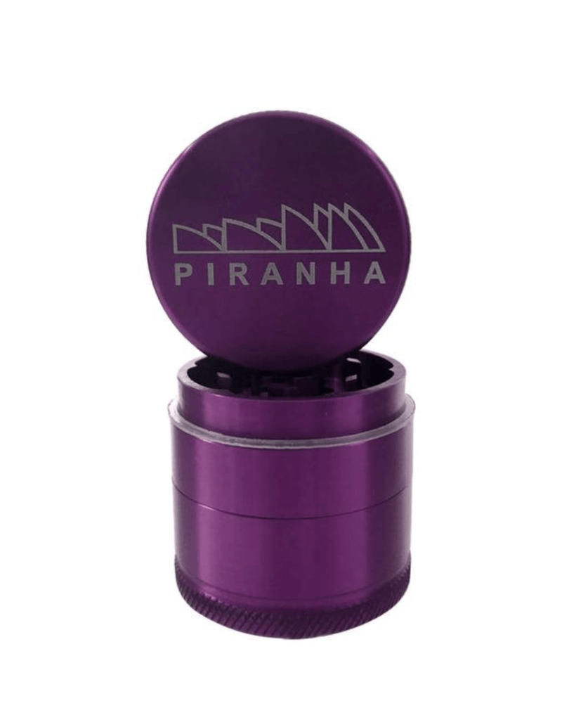 Piranha Grinder 4-Piece Pollinator 2.2" Morden Cannabis and Bong Shop Piranha Accessories Purple Piranha Grinder 4-Piece Pollinator 2.2"