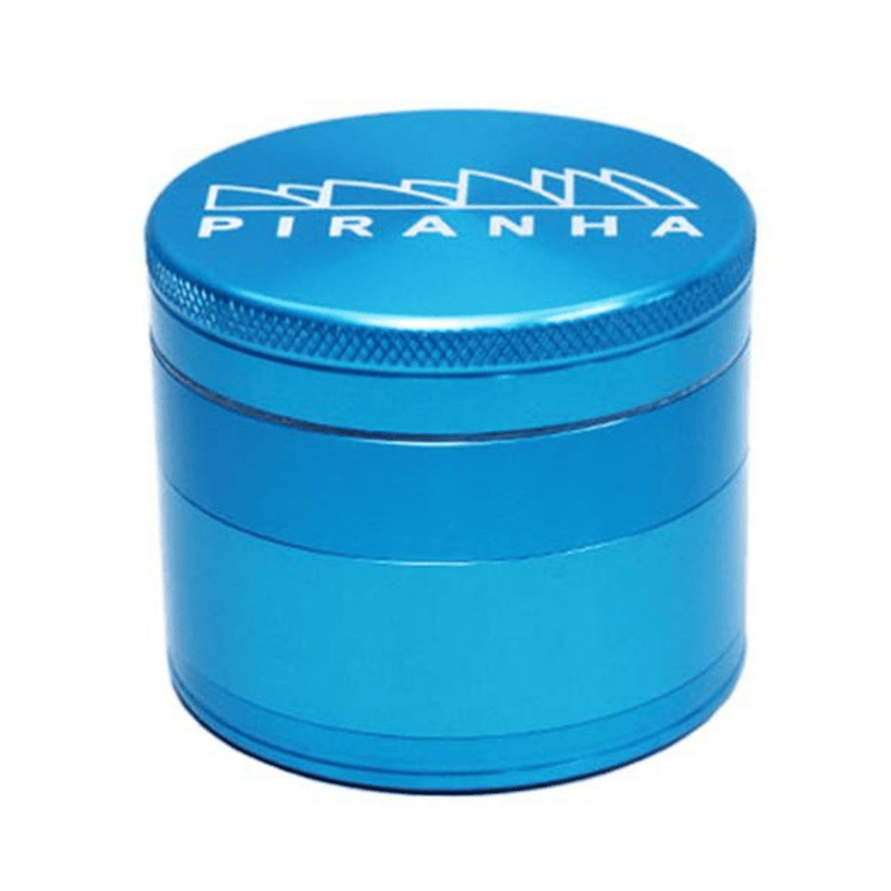 Piranha Grinder 4-Piece Pollinator 2.2" Morden Cannabis and Bong Shop Piranha Accessories Turquoise Piranha Grinder 4-Piece Pollinator 2.2"