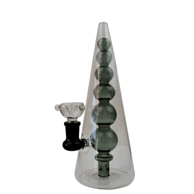 Plain Jane Glass-Sphered Pyramid Stack 12"