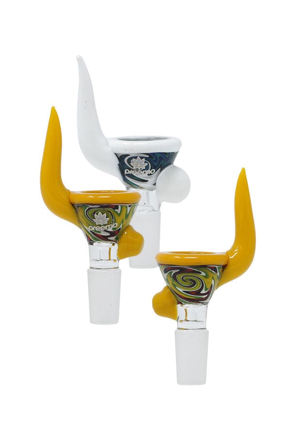 Preemo Swirl Worked Bowl-Morden Cannabis & Bong Shop, Manitoba Preemo Accessories White Preemo Swirl Worked Bowl