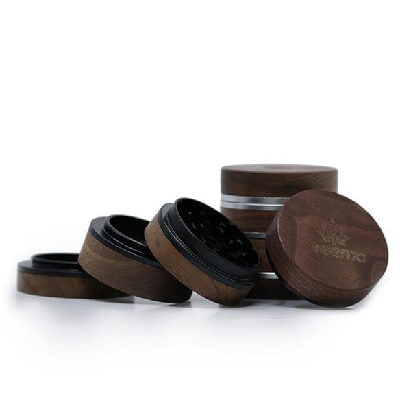 Preemo Wooden 4-piece Grinder Morden Cannabis and Bong Shop Manitoba Preemo Accessories Preemo Wooden 4-piece Grinder