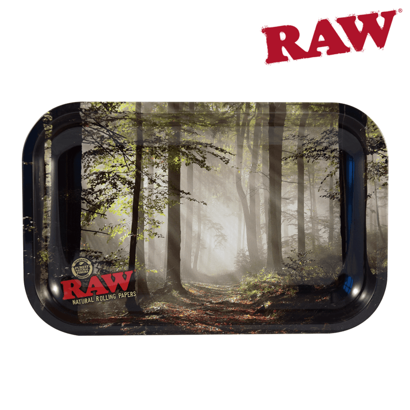 RAW Metal Rolling Trays-Morden Cannabis & Bong Shop, Manitoba, Canada RAW Accessories Medium Raw Metal Rolling Trays