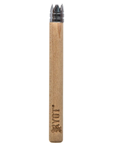 RYOT Wooden One Hitter w/ Digger Tip Morden Cannabis and Bong Shop Ryot Accessories Bamboo RYOT Wooden One Hitter w/ Digger Tip