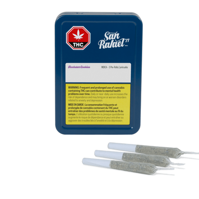 San Rafael Pre-Rolls 3x0.5g Rockstar Cookies Pre-rolls by San Rafael 3x0.5g-Morden Vape & Cannabis