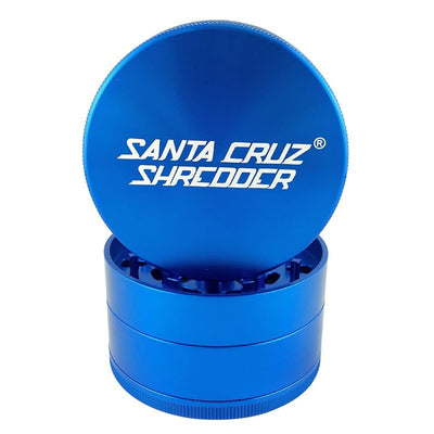 Santa Cruz 2.75" 4pc Shredder Morden Cannabis and Bong Shop Manitoba Santa Cruz Accessories Blue Santa Cruz 2.75" 4pc Shredder