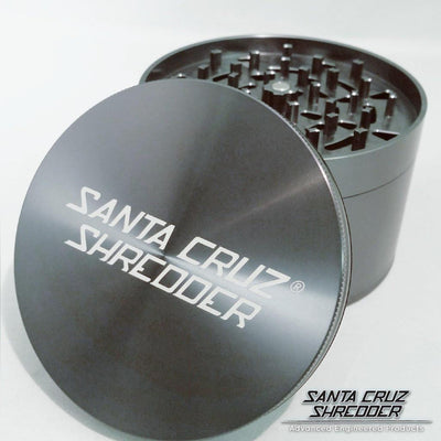 Santa Cruz  4-Piece Herb Grinder-2.2” Morden Cannabis and Bong Shop Santa Cruz Accessories Gun Metal Santa Cruz  4-Piece Herb Grinder-2.2”