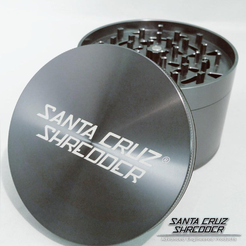 Santa Cruz  4-Piece Herb Grinder-2.2” Morden Cannabis and Bong Shop Santa Cruz Accessories Gun Metal Santa Cruz  4-Piece Herb Grinder-2.2”