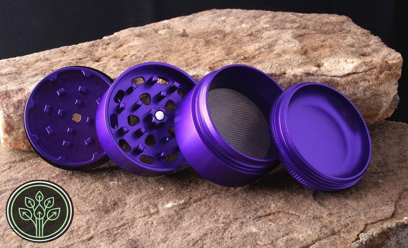 Santa Cruz  4-Piece Herb Grinder-2.2” Morden Cannabis and Bong Shop Santa Cruz Accessories Purple Santa Cruz  4-Piece Herb Grinder-2.2”