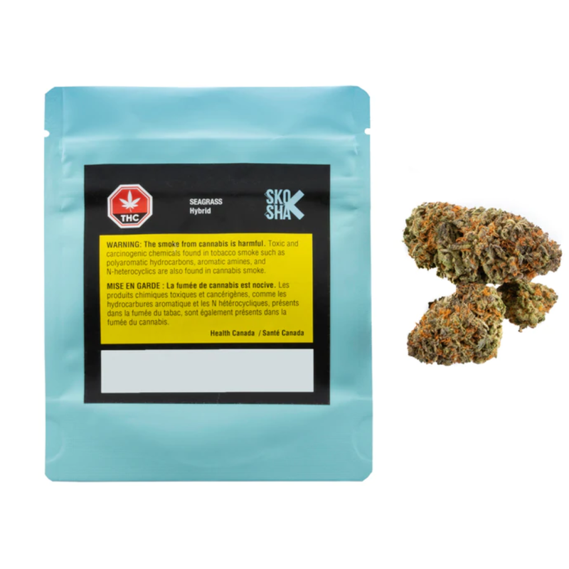 Seagrass by Skosha-Morden Cannabis and Bong Shop, Manitoba, Canada SKOSHA Flower 3.5g Seagrass by Skosha