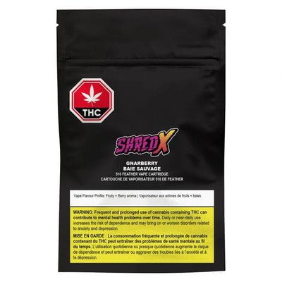 Shred 510 Cartridges 1g Gnarberry 510 Vape Cartridge by SHRED-Morden Vape SuperStore & Cannabis