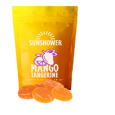 Sunshower Mango Tangerine THC Gummies-Dynaleo Inc-Morden Cannabis Sunshower Edibles 2mg/gummy Sunshower Mango Tangerine THC Gummies-Dynaleo Inc