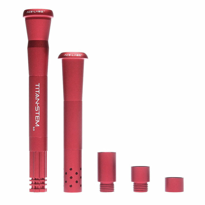 Titan Stem 3.0 Kit by Ace Labz-Morden Cannabis & Bong Shop Manitoba Ace-Labz Downstems Red Titan Stem 3.0 Kit by Ace Labz