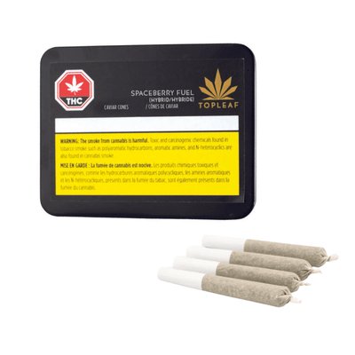 Top Leaf Pre-Rolls 4x0.5g Spaceberry Fuel Pre Roll by Top Leaf-Morden Vape & Cannabis Dispensary