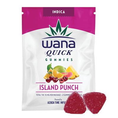 Wana Brands Edibles Wana Quick Island Punch Indica Gummies-Morden Cannabis & Vape SuperStore