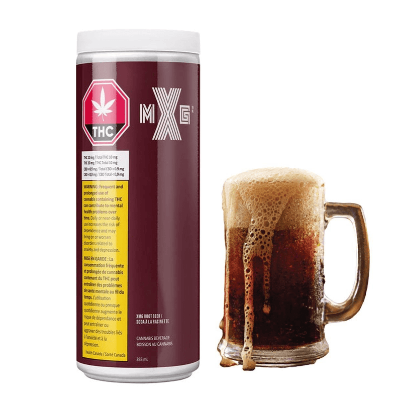 XMG Beverages 355ml XMG Root Beer THC Beverage 10mg-Morden Cannabis & Bong Shop Manitoba